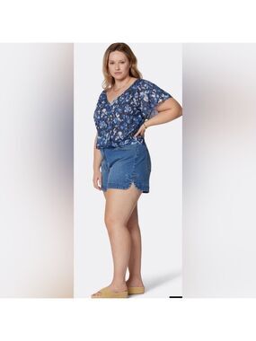 Joie Katya Short Sleeve Cotton Top in Size Large - NWT - 100% cotton